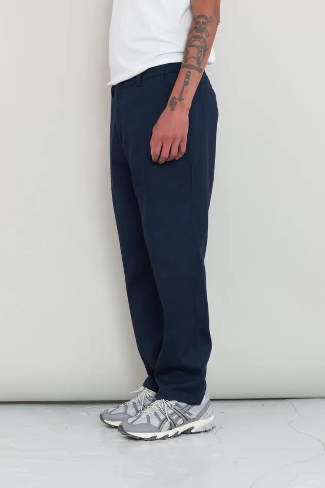 Folk Clothing Slim Leg Trouser 8211 Navy Mens Trousers