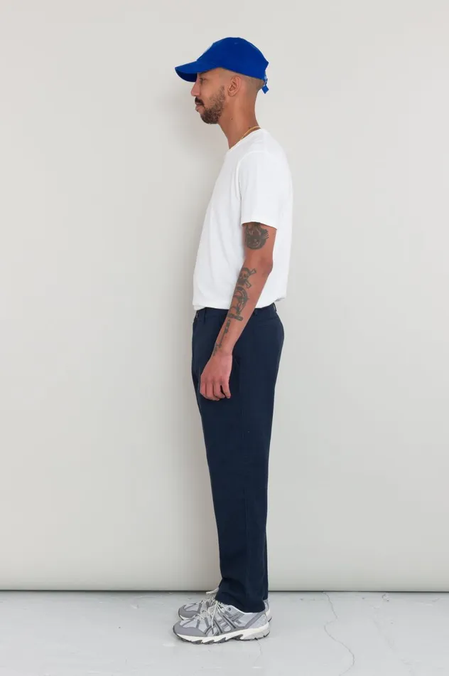 Folk Clothing Slim Leg Trouser 8211 Navy Mens Trousers