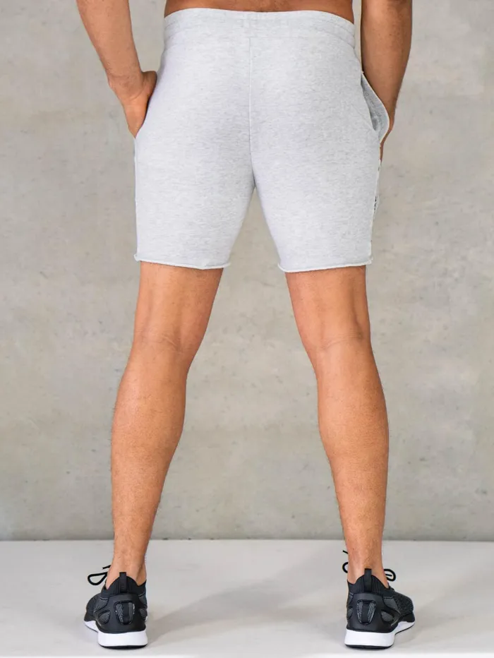 Force 6quot Track Short 8211 Chalk Grey Marl Men Ryderwear Gym Shorts