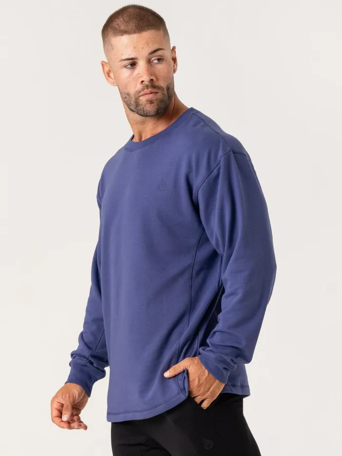 Force Crew Neck 8211 Indigo Men Ryderwear Tops