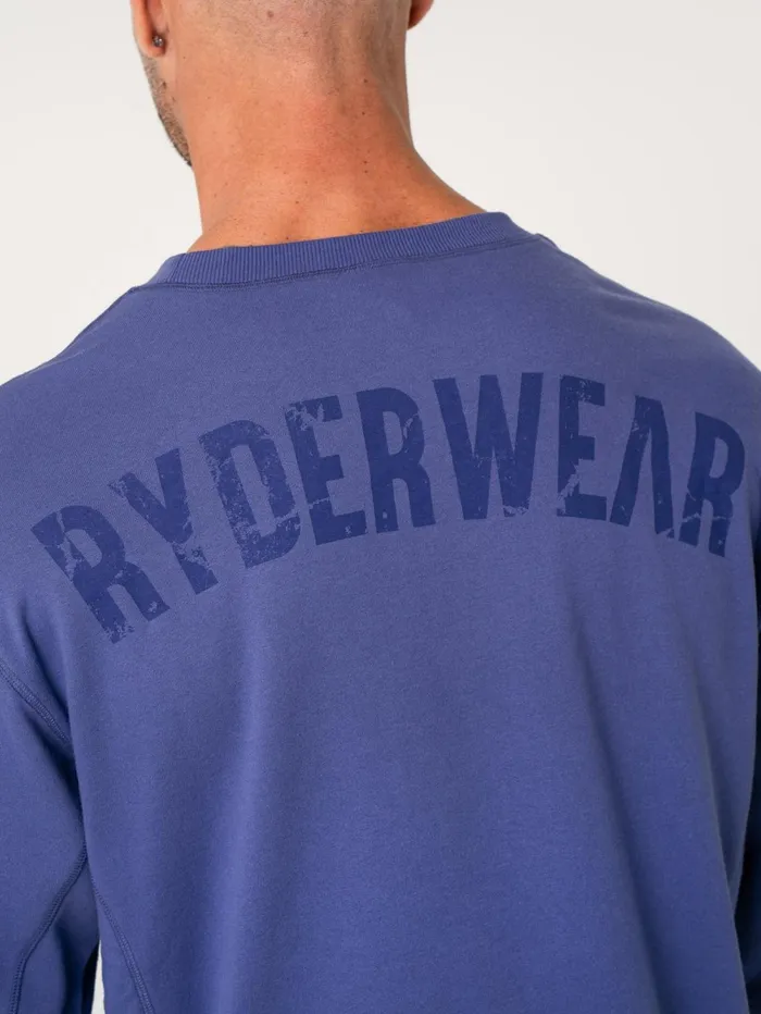 Force Crew Neck 8211 Indigo Men Ryderwear Tops