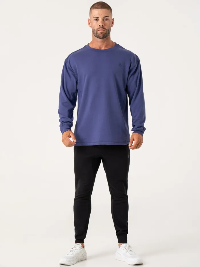 Force Crew Neck 8211 Indigo Men Ryderwear Tops