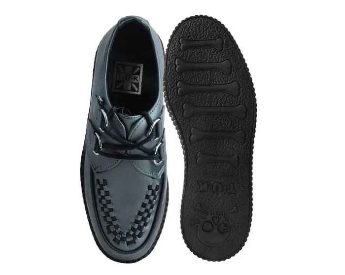 Gunmetal DRing Viva Low Creeper Men TUK Shoes Vegan