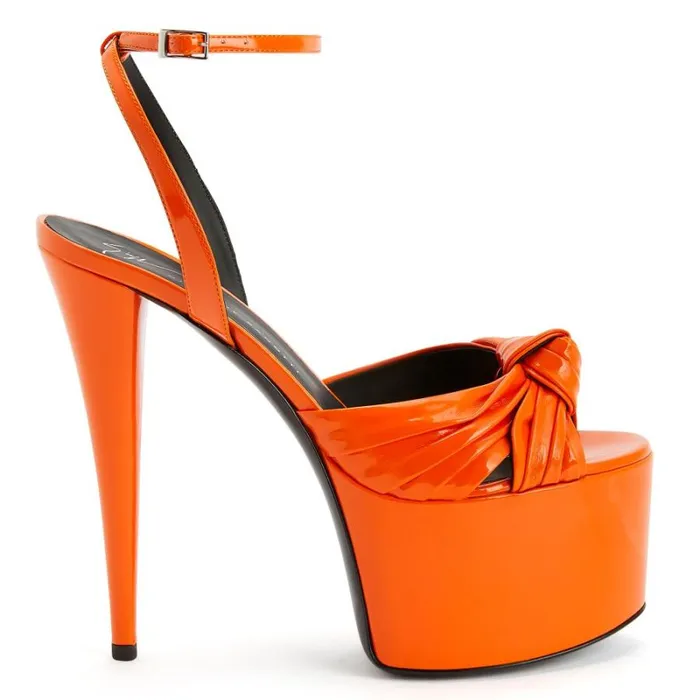 Gz Aida Orange Women Giuseppe Zanotti Sandals