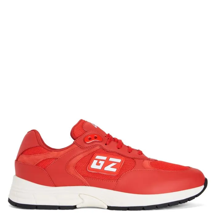 Gz Runner Red Men Giuseppe Zanotti Sneakers