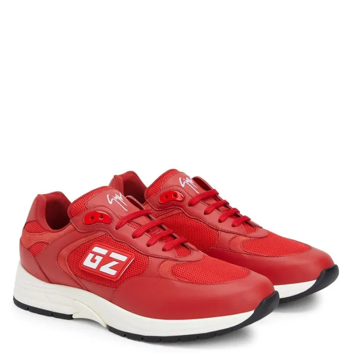 Gz Runner Red Men Giuseppe Zanotti Sneakers