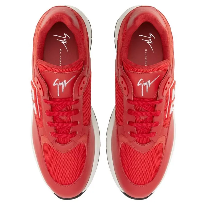 Gz Runner Red Men Giuseppe Zanotti Sneakers