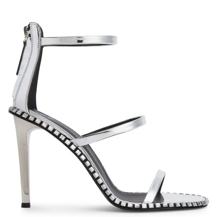 Harmony Flare Silver Women Giuseppe Zanotti Sandals