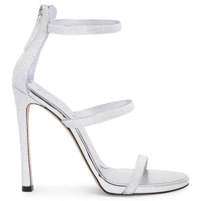 Harmony Glitter White Women Giuseppe Zanotti Sandals