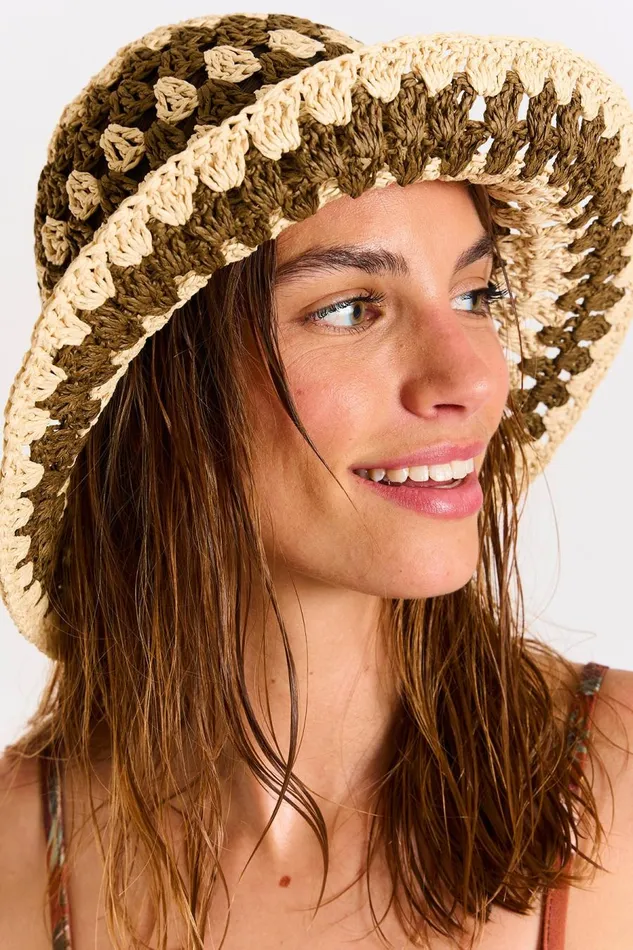 Hat Green 8211 FERNANDO LOEVA Green Women Banana Moon Hats and Caps