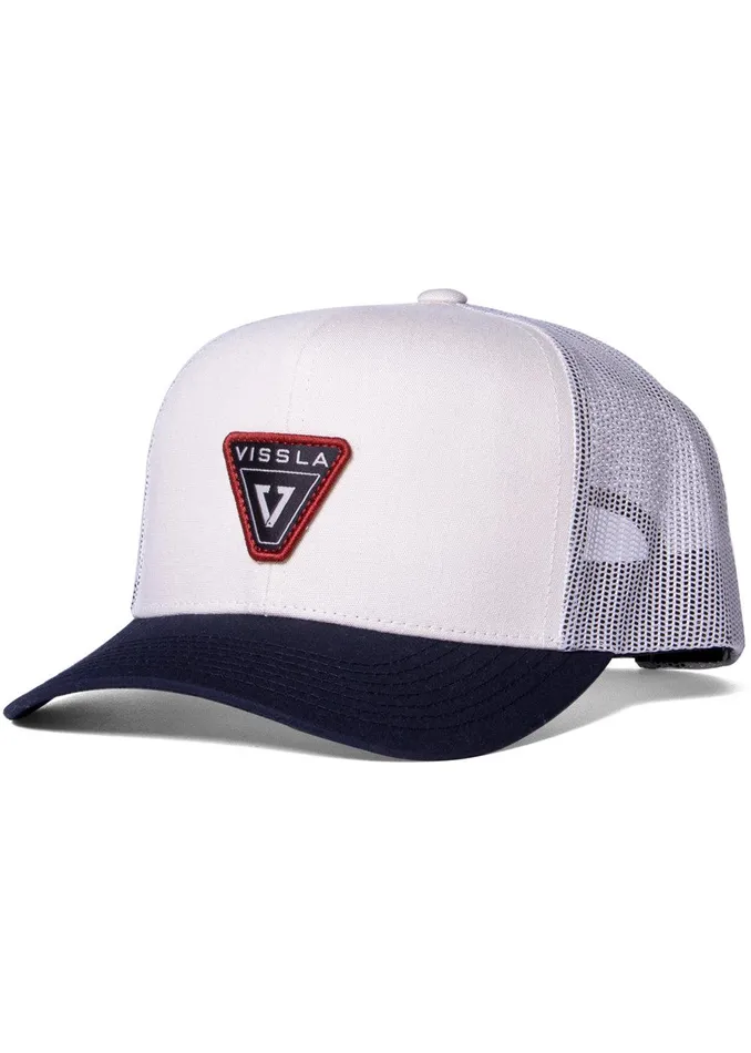 Hats Men Vissla Cascade Eco Trucker Hat Bone