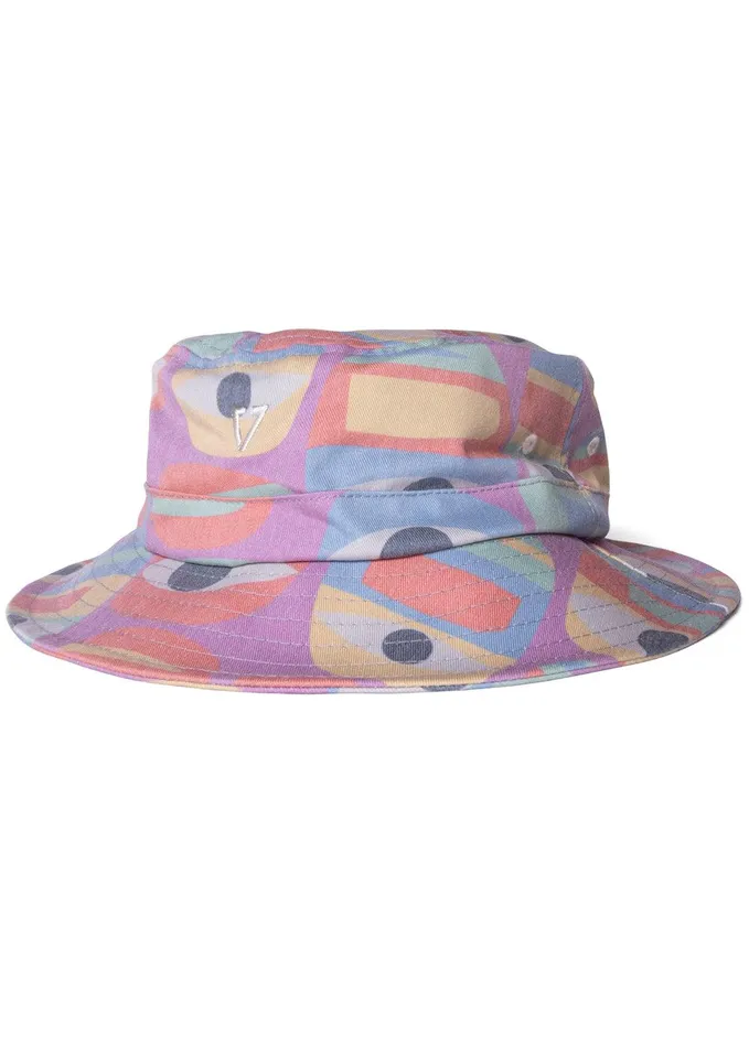 Hats Men Vissla Minds Eyes Bucket Hat Dusty Rose