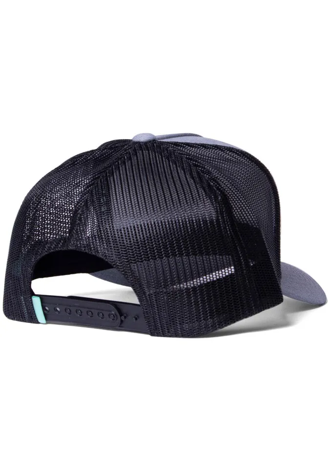 Hats Men Vissla Solid Sets Eco Trucker Hat Grey Heather Hats Men Vissla Solid Sets Eco Trucker Hat Grey Heather