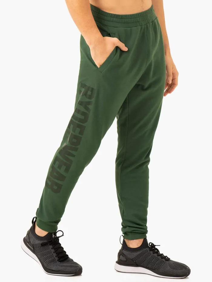 Heritage Fleece Track Pants 8211 Green Men Ryderwear Gym Pants