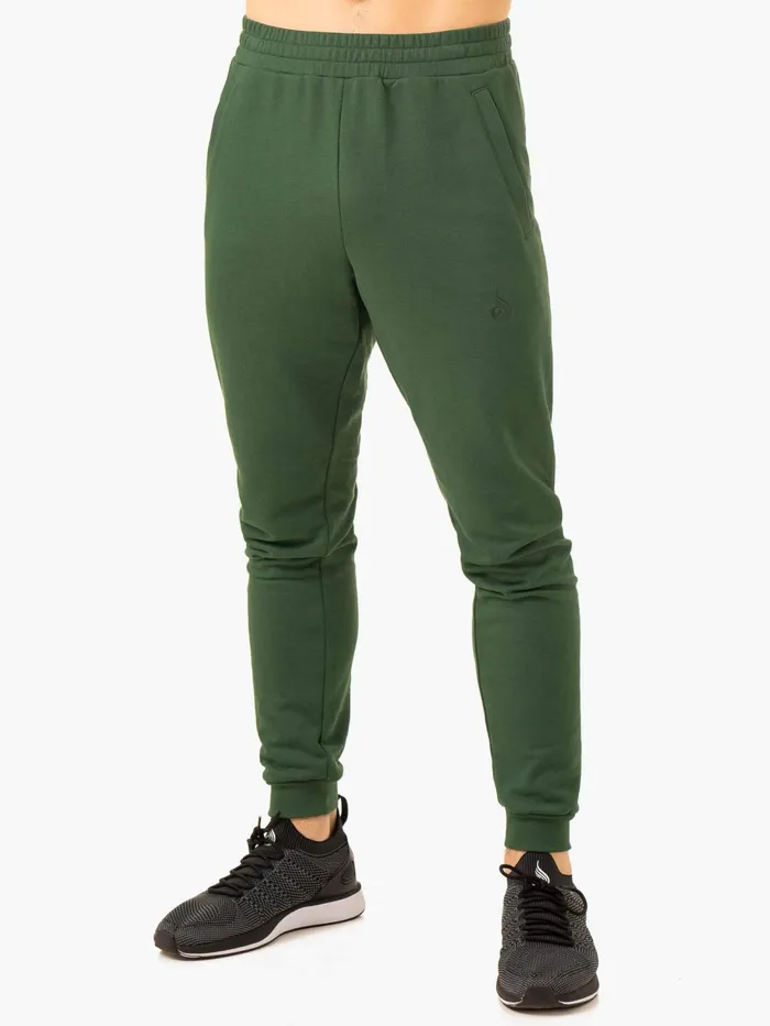 Heritage Fleece Track Pants 8211 Green Men Ryderwear Gym Pants