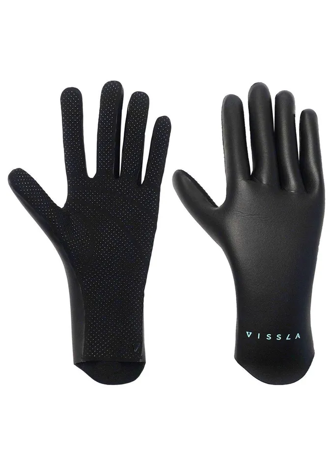 High Seas Wetsuits Men Vissla High Seas 15 MM Wetsuit Glove Black