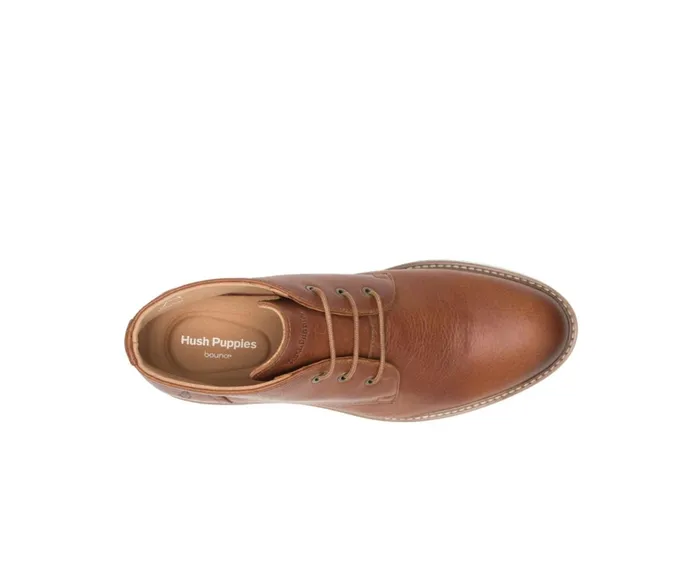 Hush Puppies Boots Detroit Chukka Cognac Leather 8211 Men