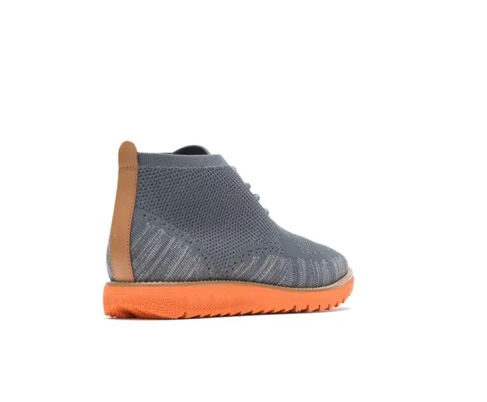 Hush Puppies Boots Expert Chukka Knit Dark Grey Multi Knit 8211 Orange Outsole 8211 Men Hush Puppies Boots Expert Chukka Knit Dark Grey Multi Knit 8211 Orange Outsole 8211 Men