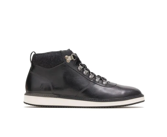 Hush Puppies Boots Heath Hiker Boot Black Leather 8211 Men