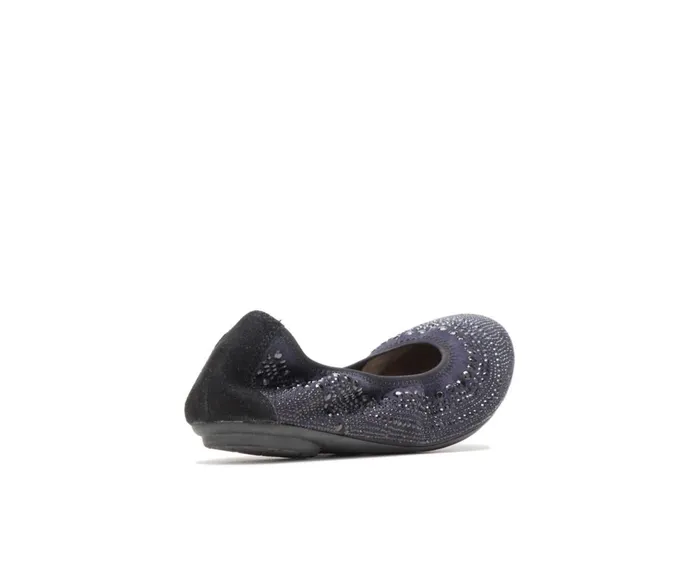 Hush Puppies Flats and SlipOns Chaste Ballet Black Stud 8211 Women Hush Puppies Flats and SlipOns Chaste Ballet Black Stud 8211 Women