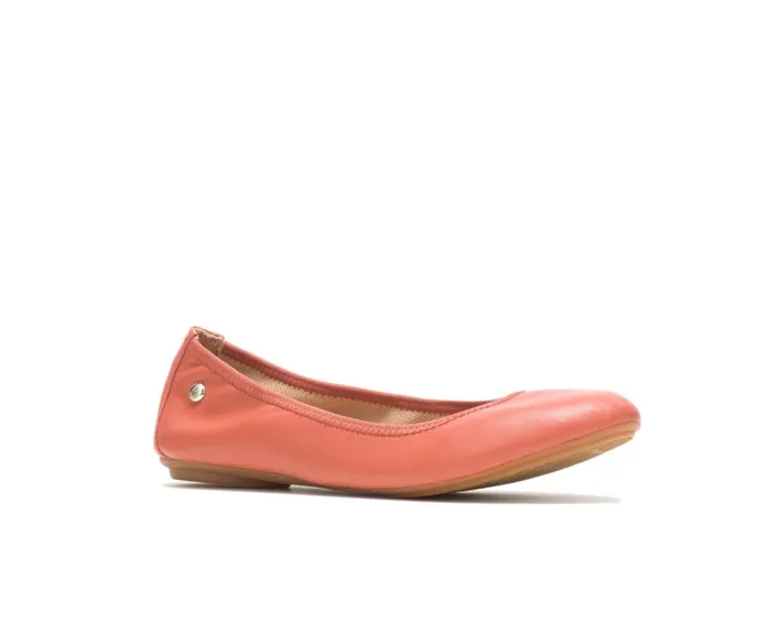 Hush Puppies Flats and SlipOns Chaste Ballet Ginger Spice Leather 8211 Women Hush Puppies Flats and SlipOns Chaste Ballet Ginger Spice Leather 8211 Women