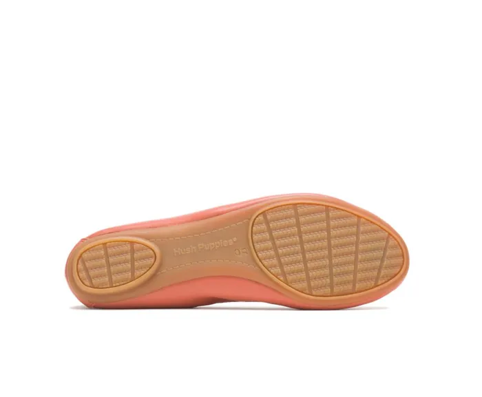 Hush Puppies Flats and SlipOns Chaste Ballet Ginger Spice Leather 8211 Women Hush Puppies Flats and SlipOns Chaste Ballet Ginger Spice Leather 8211 Women