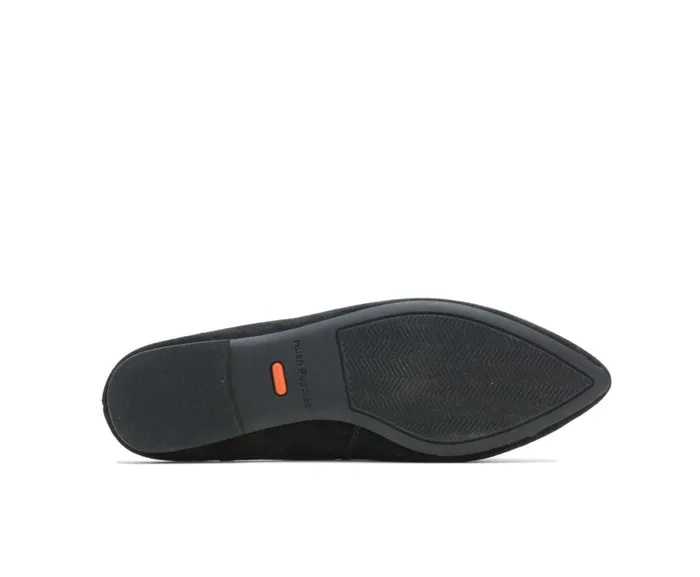 Hush Puppies Flats and SlipOns Sadie Tassel Mule Black Suede 8211 Women Hush Puppies Flats and SlipOns Sadie Tassel Mule Black Suede 8211 Women