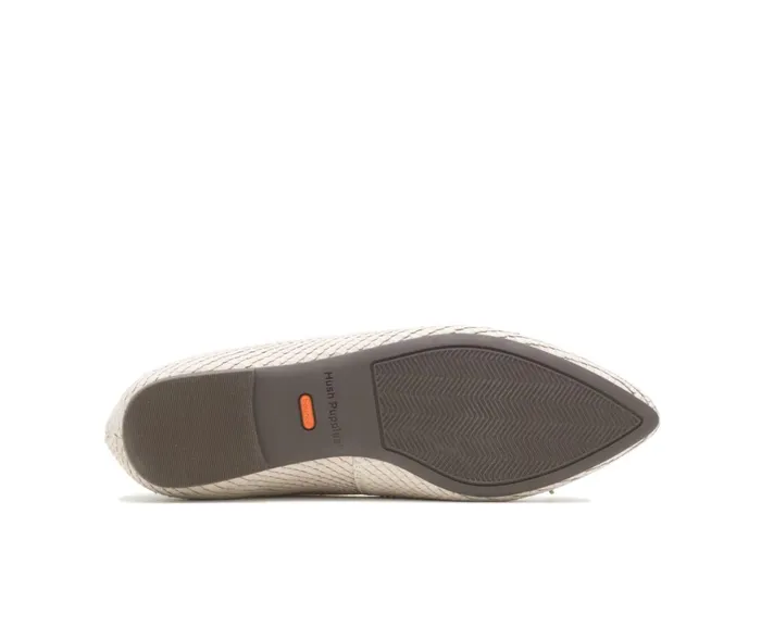 Hush Puppies Flats and SlipOns Sadie Tassel SlipOn Eggnog Cobra Leather 8211 Women Hush Puppies Flats and SlipOns Sadie Tassel SlipOn Eggnog Cobra Leather 8211 Women