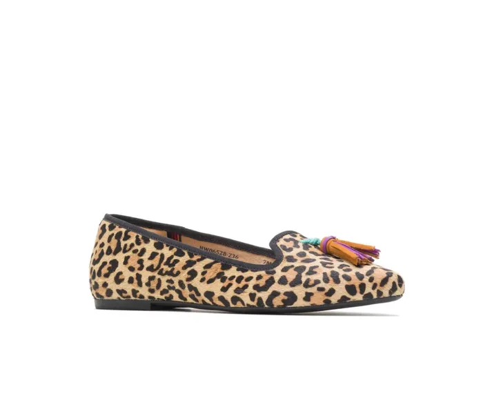 Hush Puppies Flats and SlipOns Sadie Tassel SlipOn Leopard Calf Hair 8211 Women Hush Puppies Flats and SlipOns Sadie Tassel SlipOn Leopard Calf Hair 8211 Women