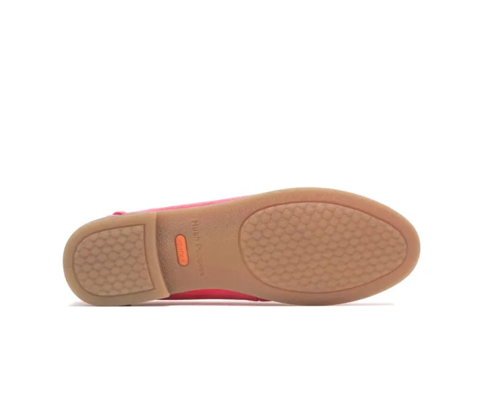 Hush Puppies Flats and SlipOns Wren Loafer Soft Red Suede 8211 Women