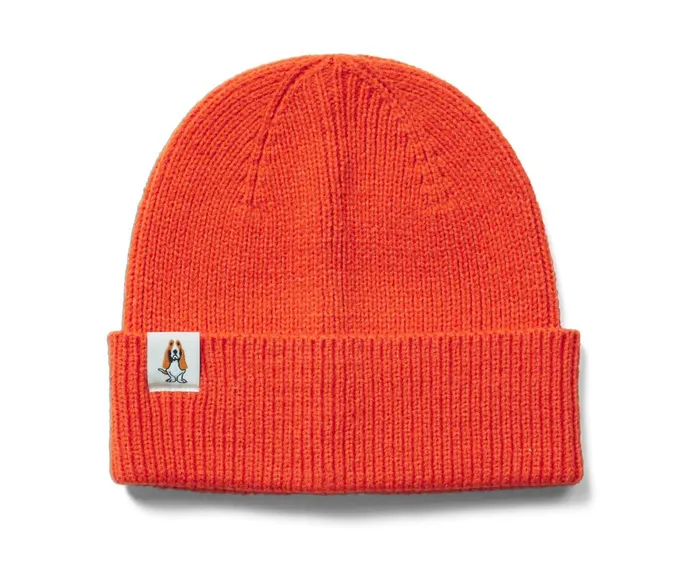 Hush Puppies Hats Knit Beanie Brick Orange 8211 MenWomen