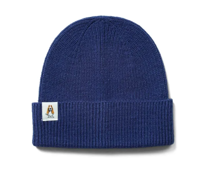 Hush Puppies Hats Knit Beanie Navy 8211 MenWomen