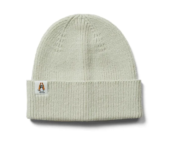 Hush Puppies Hats Knit Beanie Sandstone Beige 8211 MenWomen