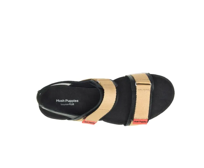Hush Puppies Sandals Andi Slingback Sandal Black Leathertan 8211 Women
