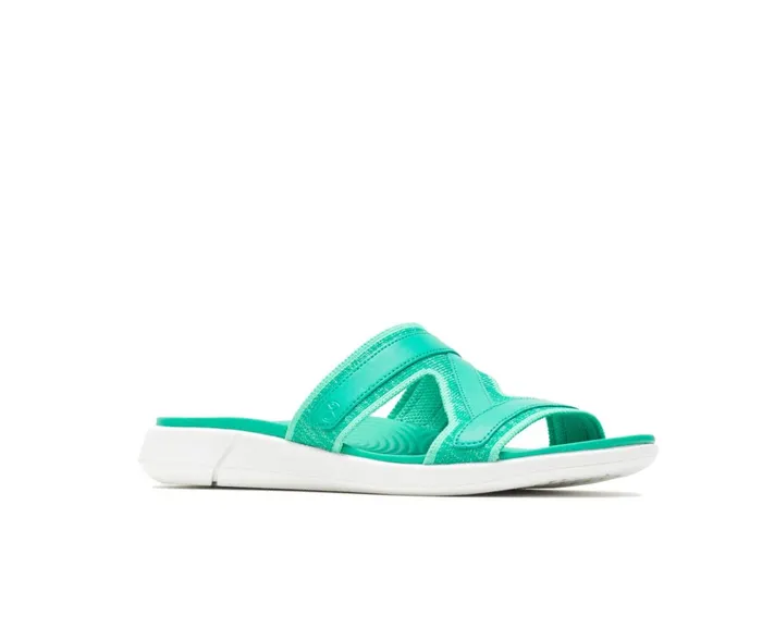 Hush Puppies Sandals Willa Knit Slide Deep Green Knit 8211 Women