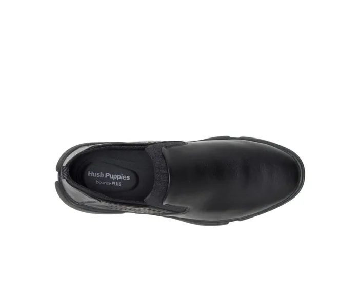 Hush Puppies Sneakers Bennet Plain Toe SlipOn Black Leather 8211 Men Hush Puppies Sneakers Bennet Plain Toe SlipOn Black Leather 8211 Men