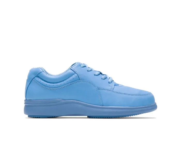 Hush Puppies Walking Shoes Power Walker Surf Blue Leather 8211 Women