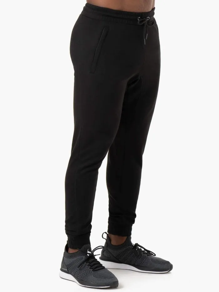 Iron Track Pants 8211 Black Men Ryderwear Gym Pants
