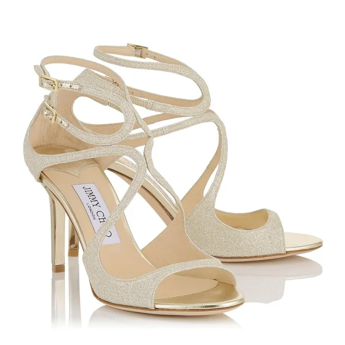 Ivette Platinum Ice Dusty Glitter Sandals Platinum Ice Women JIMMY CHOO Bridal Shoes Ivette Platinum Ice Dusty Glitter Sandals Platinum Ice Women JIMMY CHOO Bridal Shoes