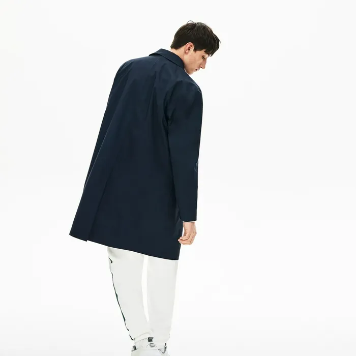 Jackets and Coats Lacoste Mens 3In1 Lightweight WaterResistant Parka Dark Grey Gift 4 You