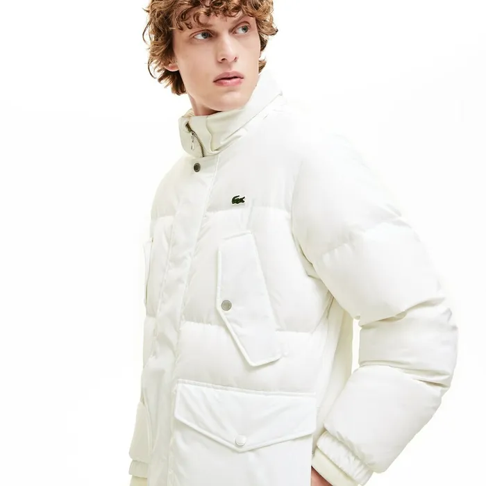 Jackets and Coats Lacoste Mens Detachable Hood WaterResistant Quilted Jacket White Online Outlet Store Jackets and Coats Lacoste Mens Detachable Hood WaterResistant Quilted Jacket White Online Outlet Store