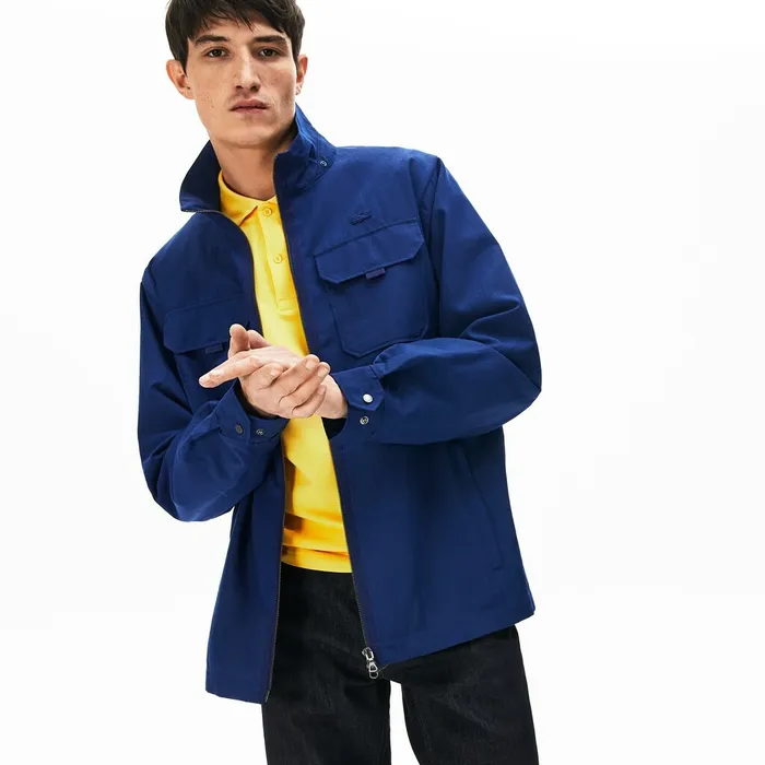 Jackets and Coats Lacoste Mens Lightweight DetachableHood Jacket Navy Blue Store Jackets and Coats Lacoste Mens Lightweight DetachableHood Jacket Navy Blue Store