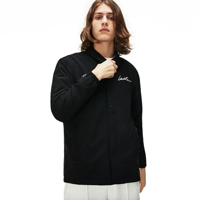 Jackets and Coats Lacoste Mens LIVE Signature Taffeta Jacket Black Outlet Factory Jackets and Coats Lacoste Mens LIVE Signature Taffeta Jacket Black Outlet Factory