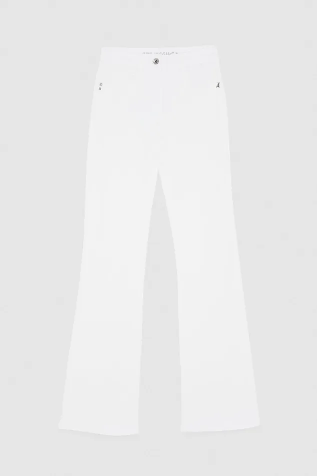Jeans Women Patrizia Pepe Fly Embroidery Jeggings Bianco