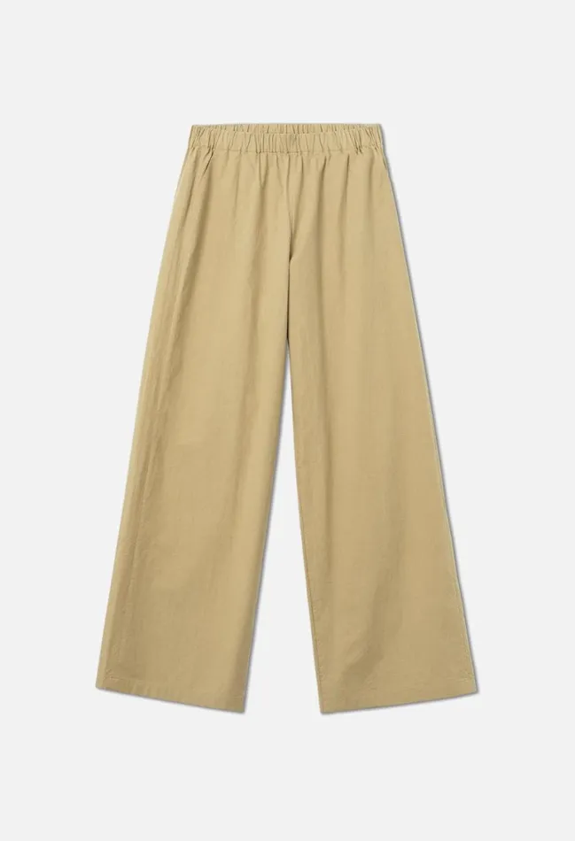 John Elliott Bottoms Leisure Poplin Pant Barley 8211 Women