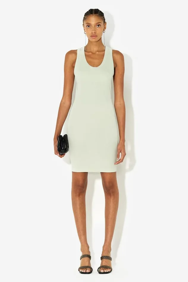 John Elliott Dresses Gemini Rib Racerback Dress Mint 8211 Women