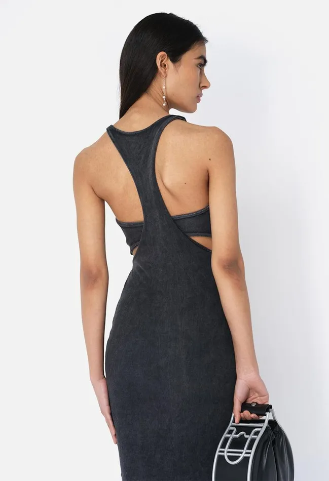 John Elliott Dresses Mineral Wash Gemini Rib Bandeau Dress Black 8211 Women John Elliott Dresses Mineral Wash Gemini Rib Bandeau Dress Black 8211 Women