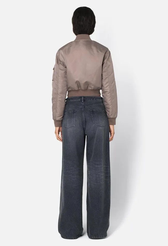 John Elliott Jackets Hunter Cropped Bomber Mocha 8211 Women John Elliott Jackets Hunter Cropped Bomber Mocha 8211 Women