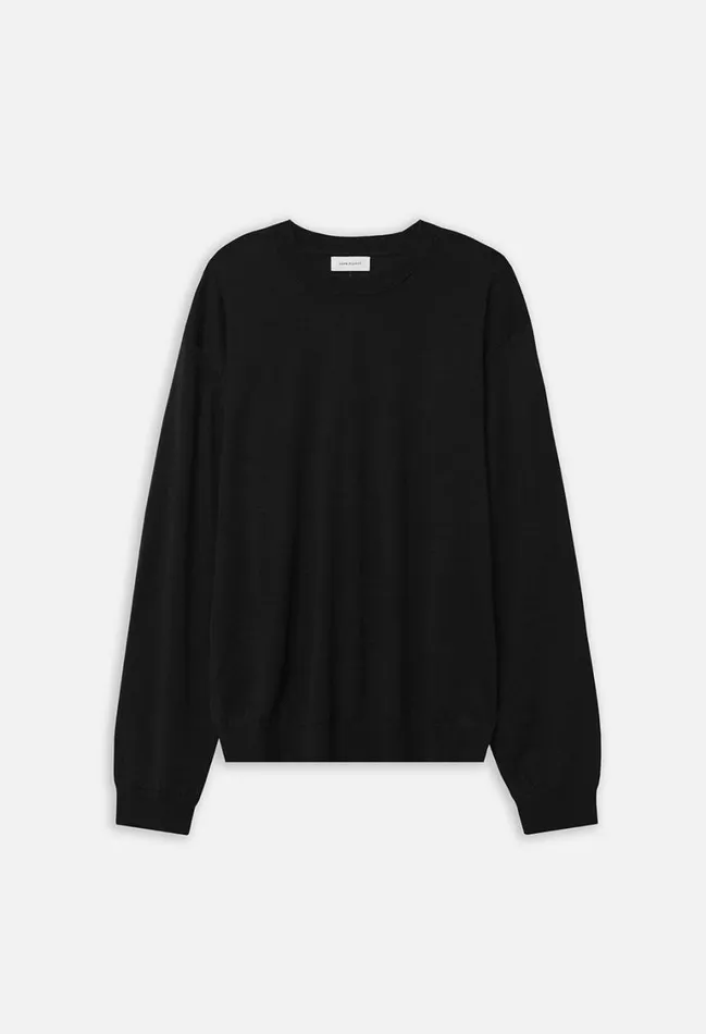 John Elliott Knitwear Cashmere Wool Blend Crew Black 8211 Men John Elliott Knitwear Cashmere Wool Blend Crew Black 8211 Men