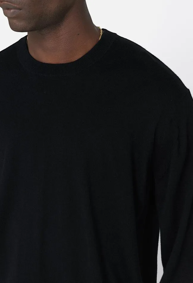 John Elliott Knitwear Cashmere Wool Blend Crew Black 8211 Men John Elliott Knitwear Cashmere Wool Blend Crew Black 8211 Men